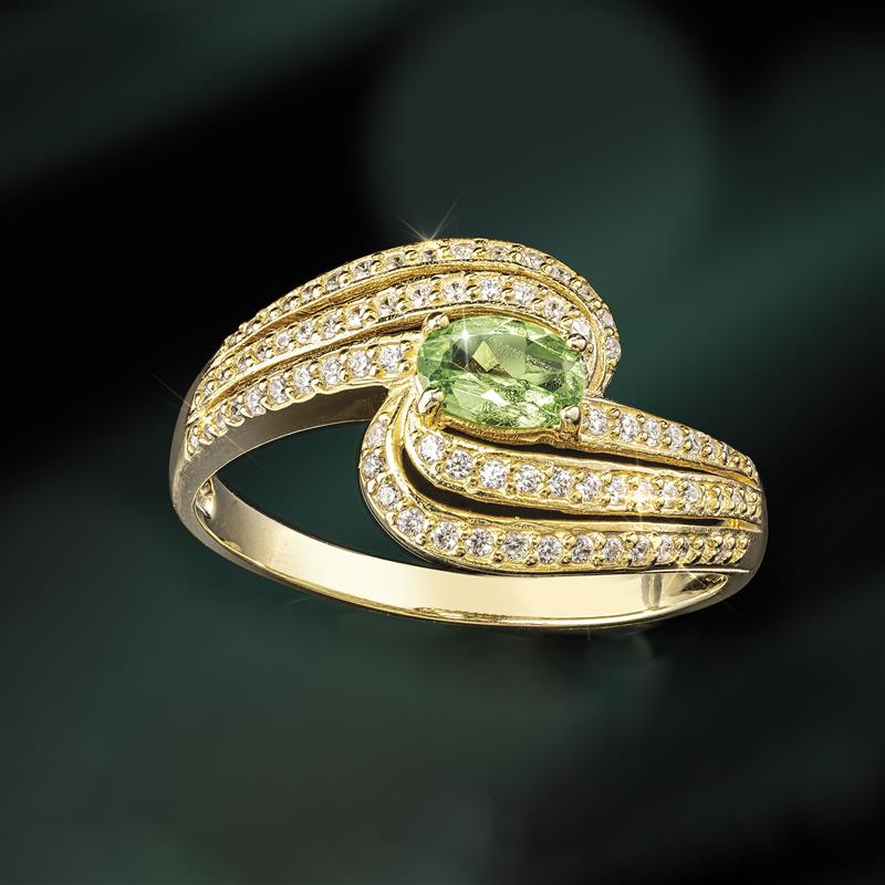 Lightning Strikes Ring Tsavorite